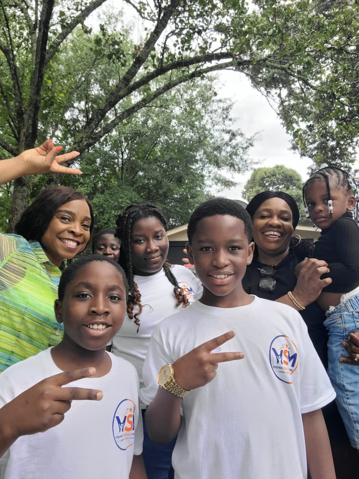 Group of young founders together at Market Day